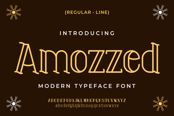 Amozzed: A Bold Display Font for Modern Editorial Design