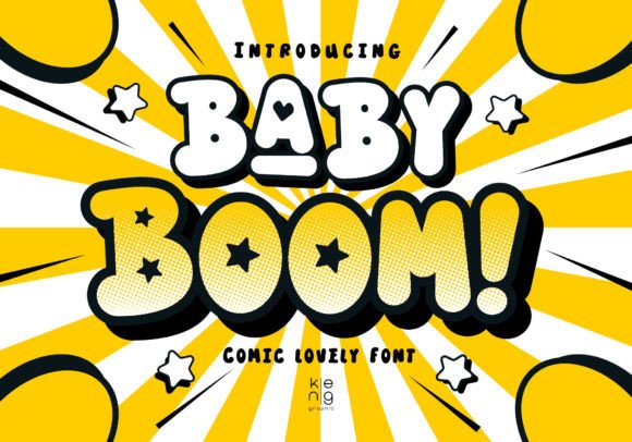 Baby Boom Typeface for Bold Digital Branding