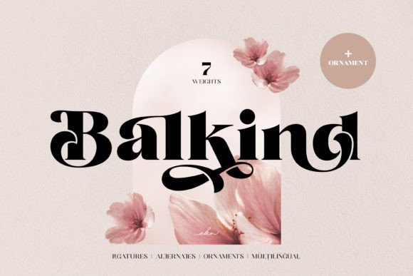 Balkind: A Modern Display Typeface for Editorial Elegance