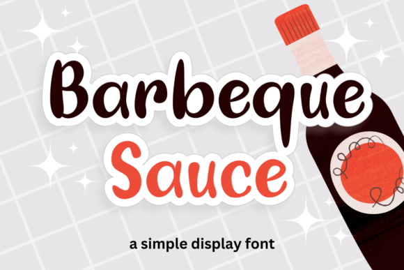 Barbeque Sauce: The Playful Display Font for Bold Branding