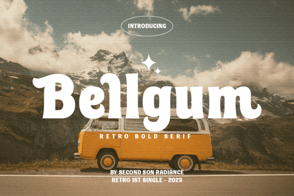 Bellgum: A Bold Vintage Display Font for Retro Branding