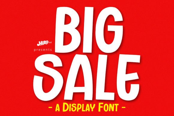 Big Sale: The Dynamic Display Font for High-Impact Campaigns