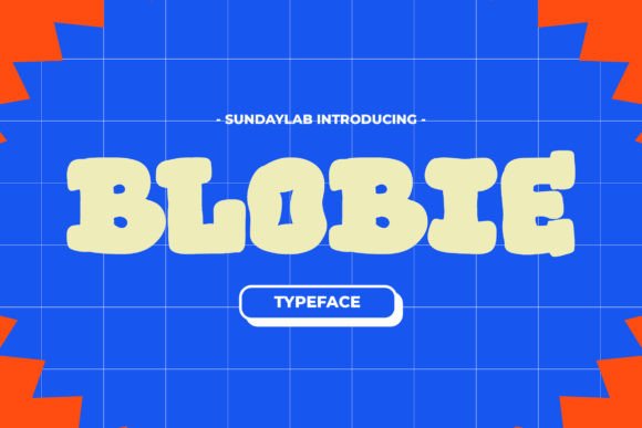 Blobie: A Playful Display Typeface for Modern Web Design