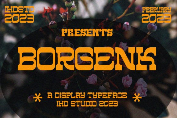 Borgenk: The Exclusive Display Font for Bold Editorial Design
