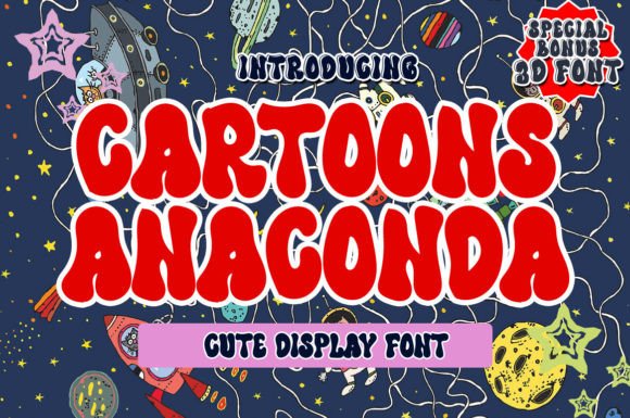 Cartoons Anaconda: The Bold Display Typeface for High-Impact Campaigns