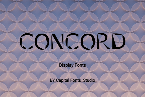 Concord: The Bold Display Font for Stunning Branding