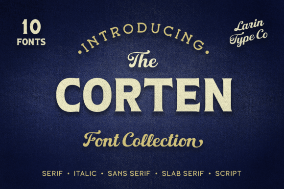 Corten: A Retro Display Font for Striking Digital Branding