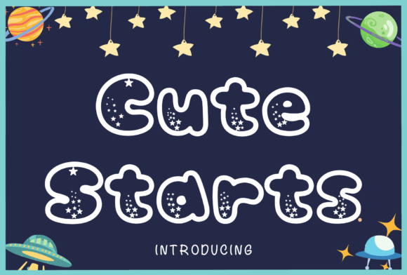 Cute Starts: The Bold Display Font for Handmade Brands