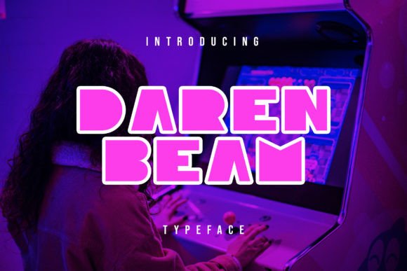Daren Beam: A Modern Display Typeface for Crafters