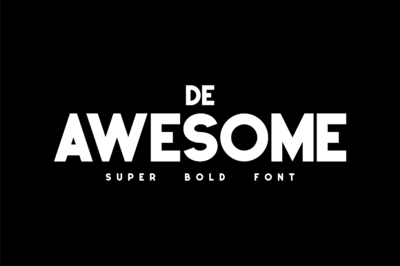 De Awesome: The Perfect Display Font for Handmade Creators