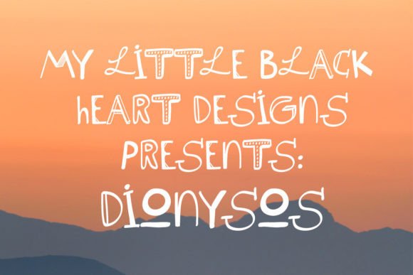 Dionysos: The Playful Display Font for Digital Branding