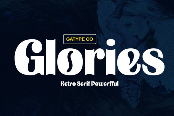 Glories: The Elegant Display Font for Editorial Design
