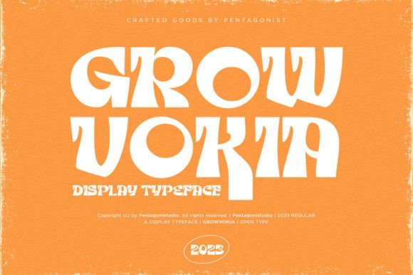 Growvokia: The Bold Display Typeface for High-Impact Campaigns