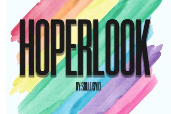 Hoperlook: The Bold Display Typeface for Handmade Creators