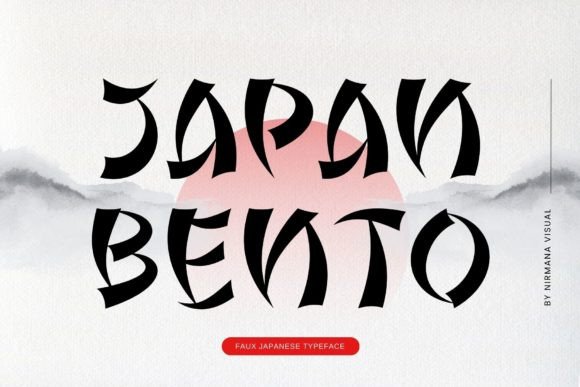 Japan Bento: The Modern Display Font for Handmade Branding