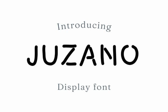 Juzano: The Perfect Handwritten Display Font for Creative Brands