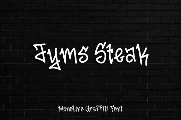 Jyms Steak: A Bold Display Font for Standout Branding