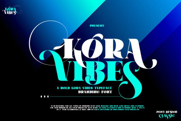 Kora Vibes: The Elegant Serif Font for Modern Business Branding