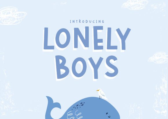 Lonely Boys: A Whimsical Display Font for Bold Editorial Design