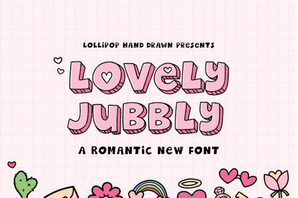 Lovely Jubbly: A Cute Display Font for Playful Campaigns