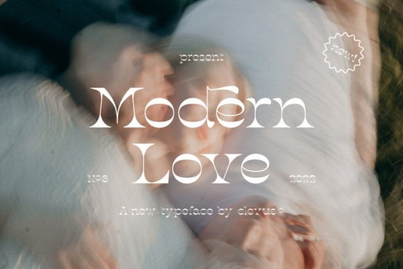 Modern Love: A Delicate Display Font for Small Business Branding