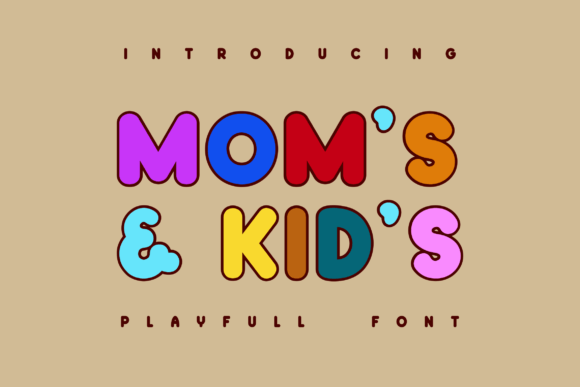 Mom s Kid s: The Vintage Display Font for Authentic Campaigns
