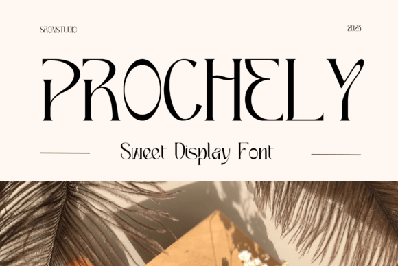 Prochely: The Sweet Display Font for Modern Campaigns