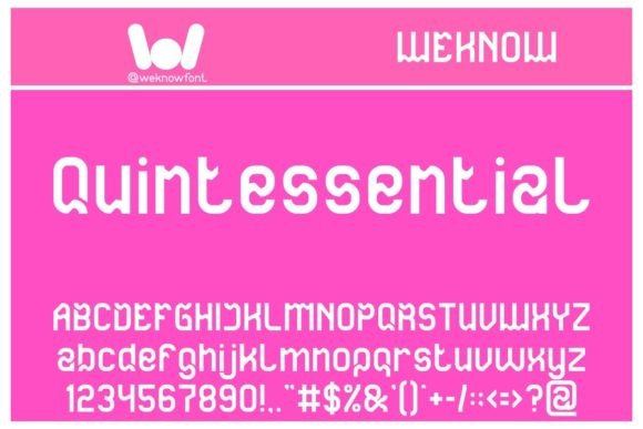 Quintessential: The Ultimate Techno-Sci-Fi Display Font for Campaigns