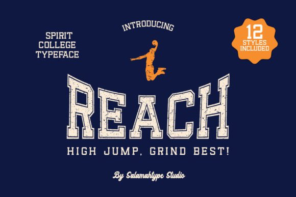 Reach: The Retro Display Font for High-Impact Campaigns