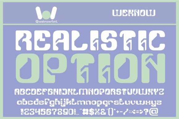 Realistic Option: The Techno-Sci-Fi Typeface for High-Impact Campaigns