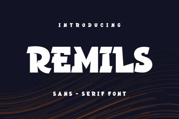 Remils: The Bold Display Font That Brings Digital Designs to Life