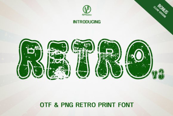 Retro V3: The Vintage Display Font for Bold Editorial Design