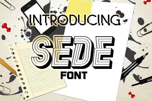 Sede: The 3D Display Font for Polished Brand Identity