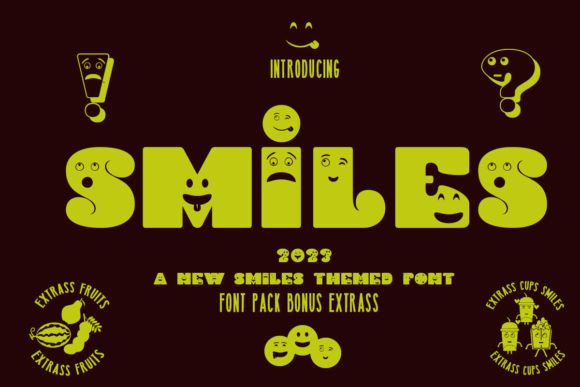 Smiles: The Cheerful Display Font for Handmade Brands