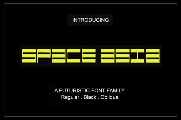 Space Asia: The Modern Display Font for Bold Brand Identity