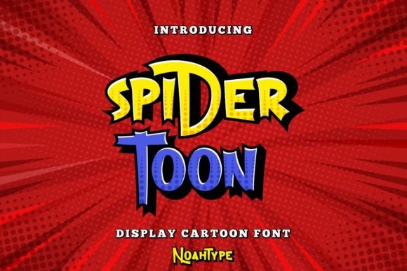 Spider Toon Font for Playful Business Branding and Design