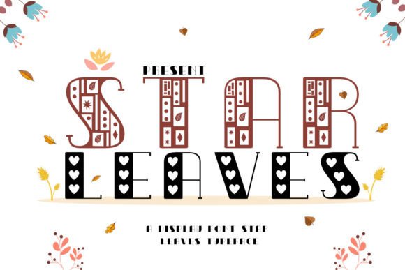 Star Leaves: A Delicate Display Typeface for Modern Web Design