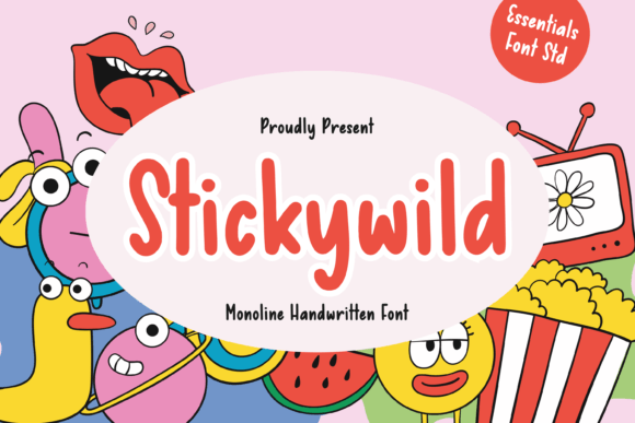 Stickywild: The Ultimate Handwritten Display Font for Creative Projects