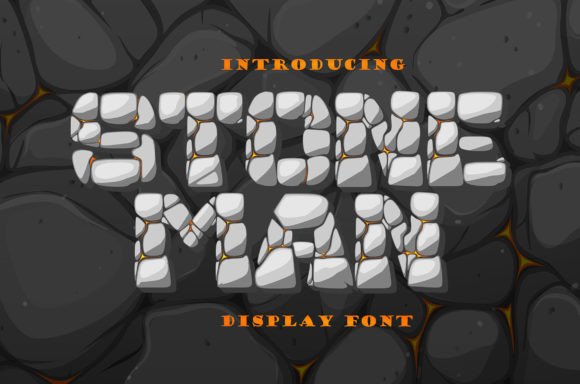 Stone Man: A Decorative Display Font for Bold Editorial Design
