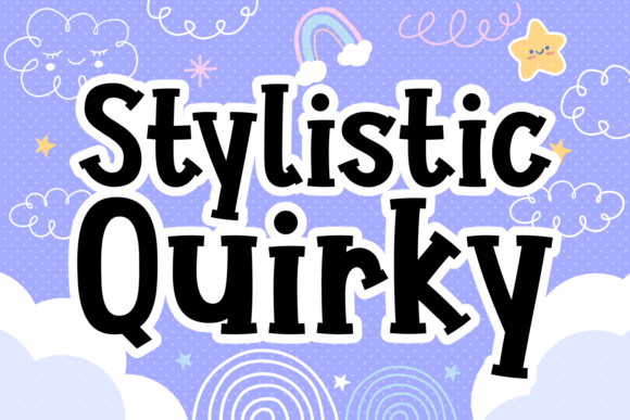 Stylistic Quirky: A Joyful Display Typeface for Editorial Design
