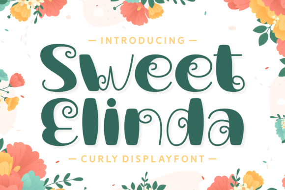 Sweet Elinda: The Perfect Typeface for Bright Girly Brand Identity