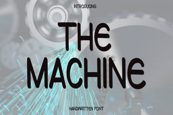 The Machine: A Delicate Display Font for Creative Campaigns