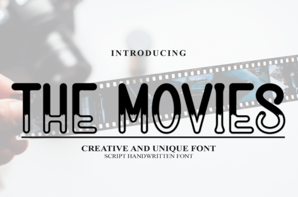 The Movies: A Creative Display Font for Your Brand