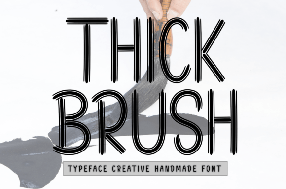 Thick Brush: The Handwritten Display Font for Your Brand